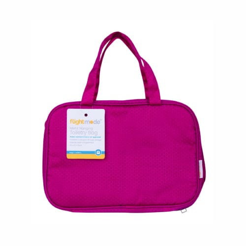 Travel Waterproof Hanging Toiletry Bag - Pink