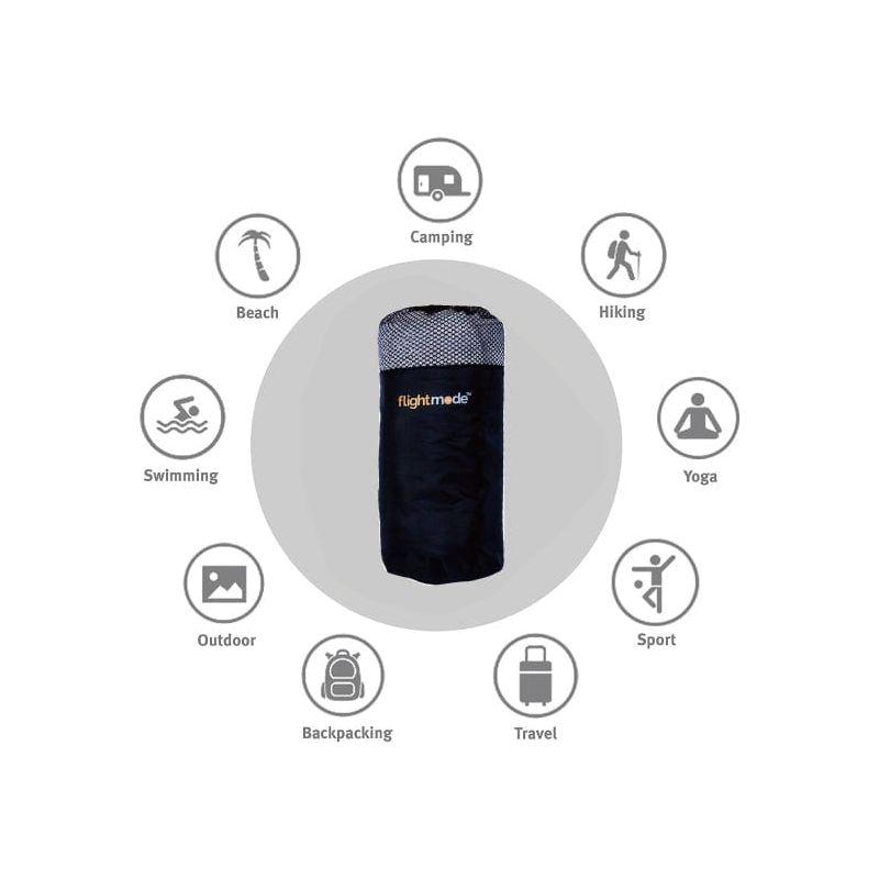 MicroFibre Travel Towel Grey