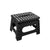 Stool Portable Plastic Foldable Chair Outdoor Bathroom Kitchen Adult Kids Black
