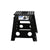 Large Plastic Folding Stool Portable Chair Store Flat Easy Carry Outdoor Camping Black