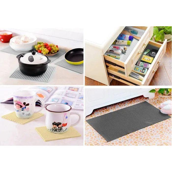 Kitchen Placemat Drawer Liner Cabinet Mat Non Slip EVA Plastic Grip Waterproof 30x150cm 420GSM