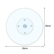 Tempered Glass Lazy Susan 35cm