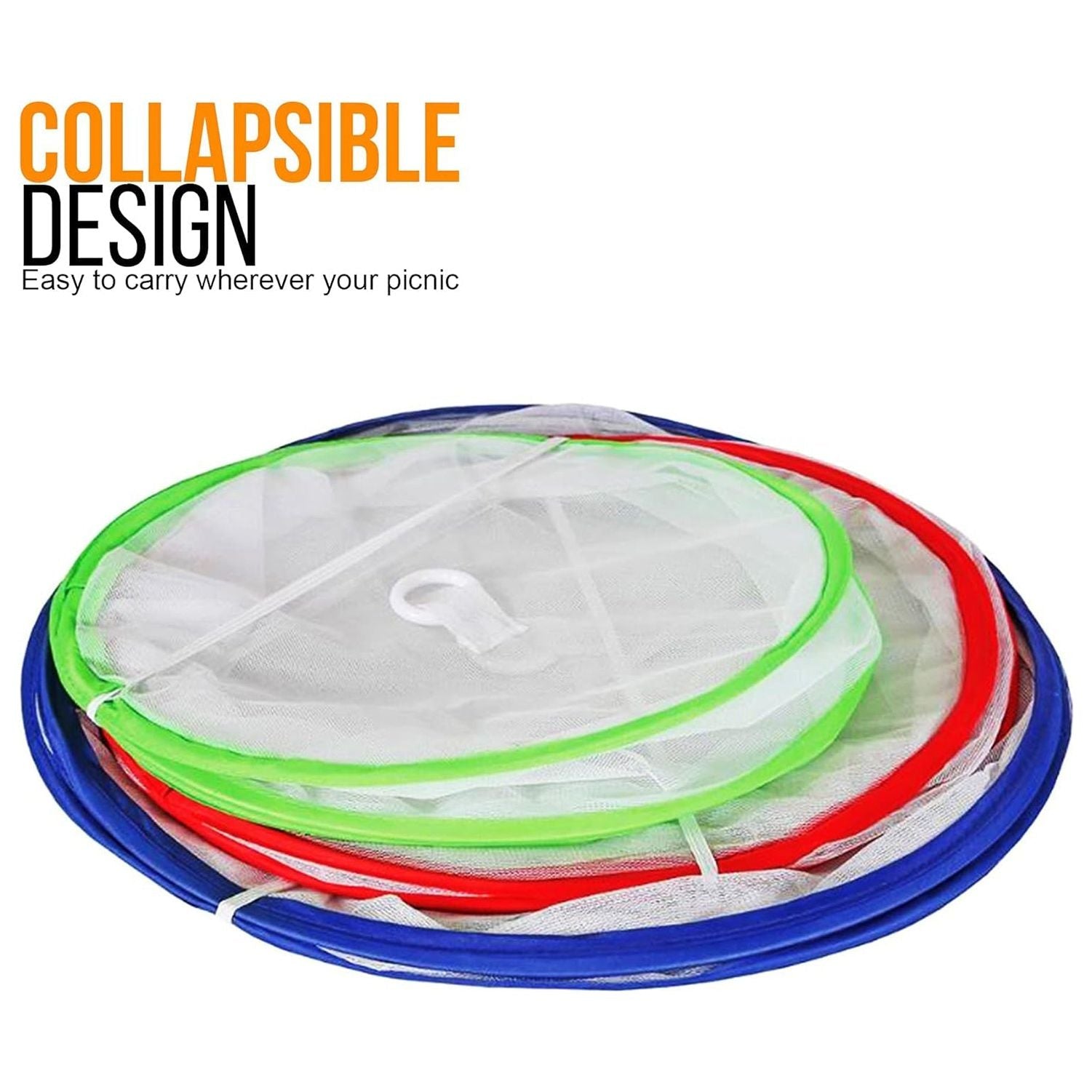 Pop Up Food Covers, Mesh Fly Protection, Picnic Cover 3 Pack