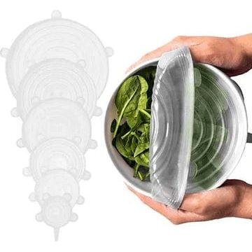 Cook Easy 6pcs Silicone Stretch Lids Set - 2 Pack