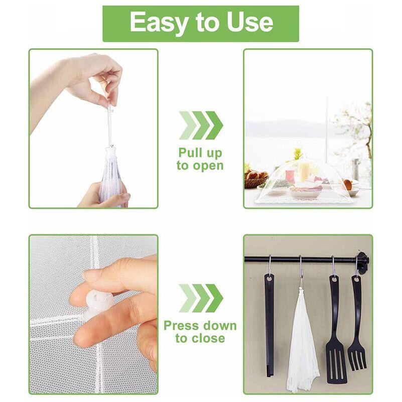 37cm Square Pop-up Mesh Food Cover