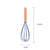 2pcs Beechwood & silicone whisk navy