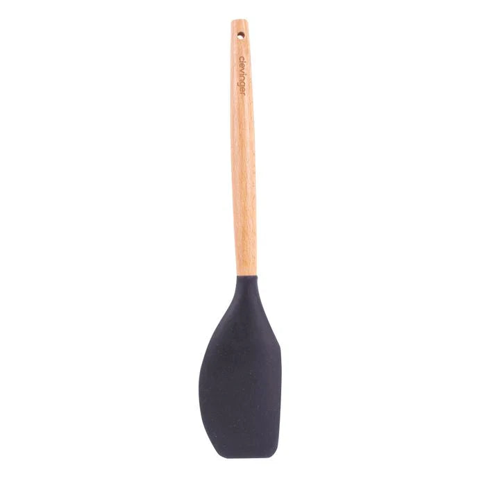 Beechwood &amp; silicone spatula charcoal