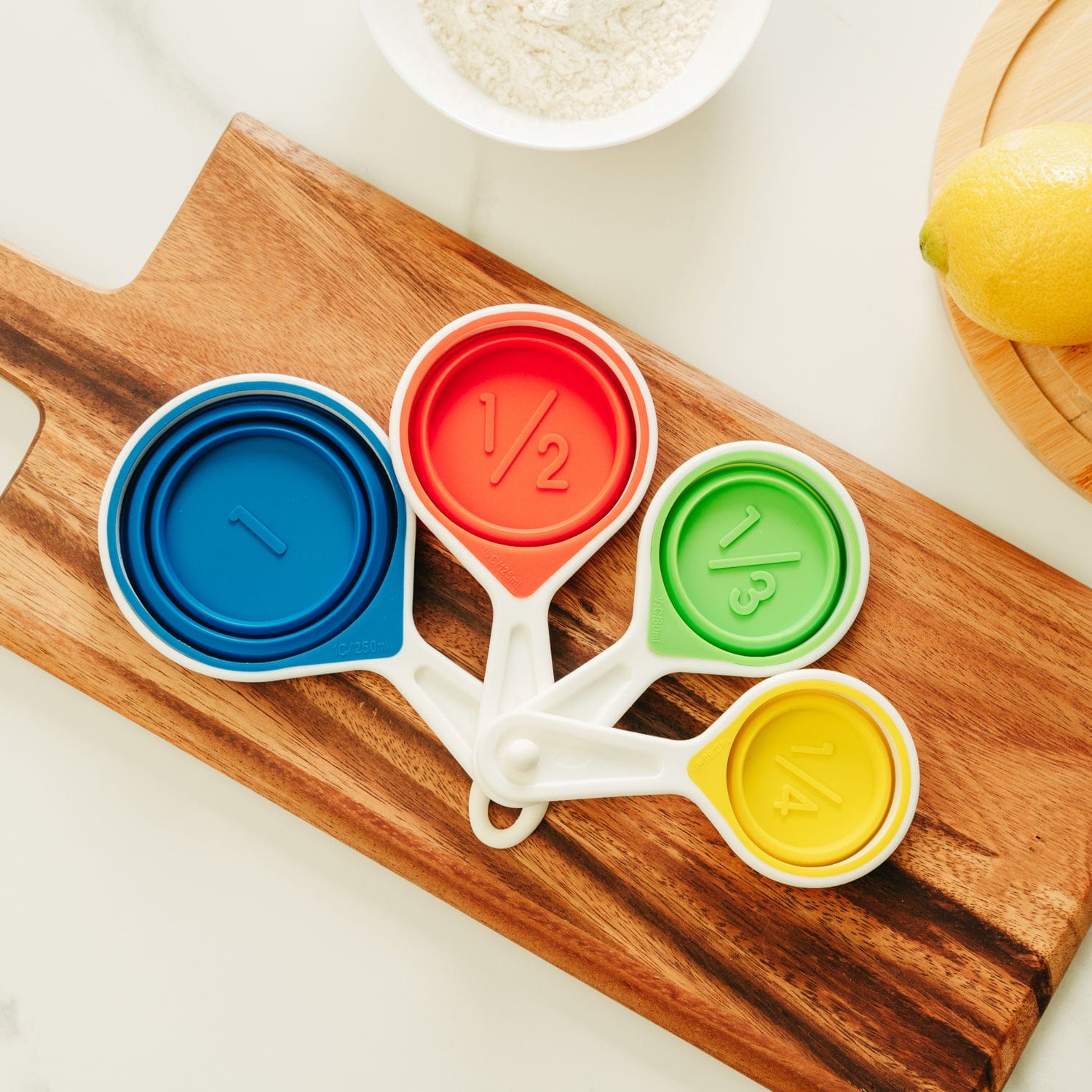 Collapsible Silicone Measuring Cup Set