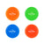 28cm Lazy Dayz Jumbo Neon Beach Frisbee - Green