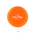 28cm Lazy Dayz Jumbo Neon Beach Frisbee - Orange