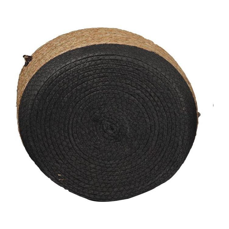 3 Piece Cotton Rope Stripe Carry Handles Storage Baskets Set