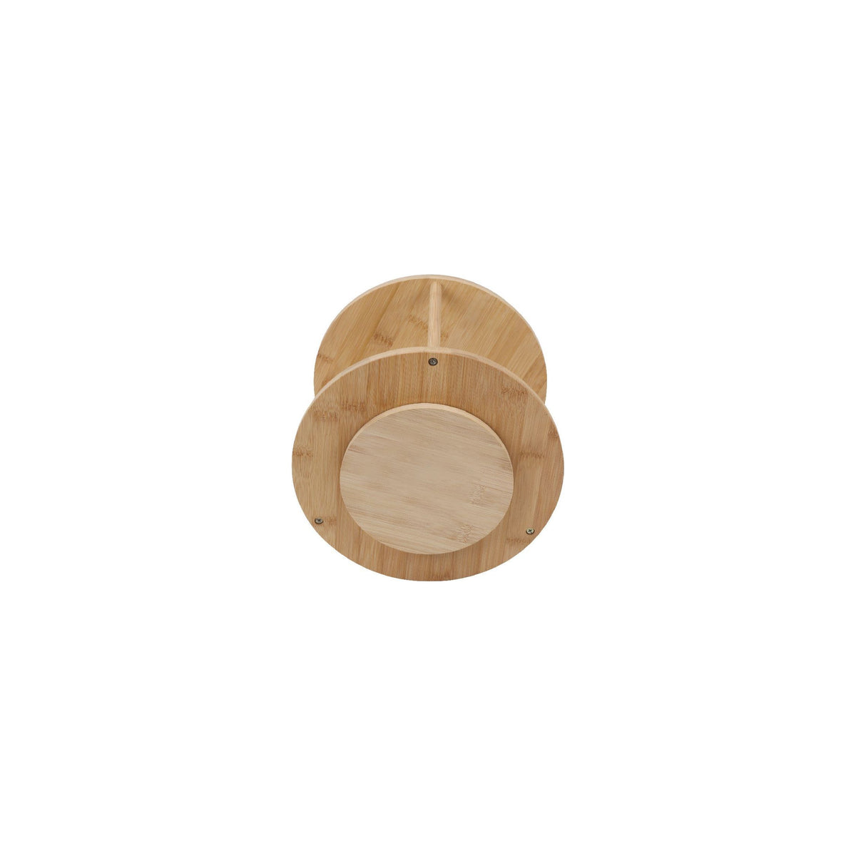 Bamboo Lazy Susan Turntable 2 Tiers
