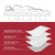 8cm Memory Foam Mattress Topper with Bamboo Cover - Single Size