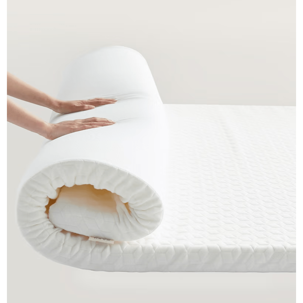 8cm Memory Foam Mattress Topper with Bamboo Cover - Double