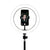 26cm Diameter LED Selfie Ring Light with Stand and Phone Holder 186cm Height