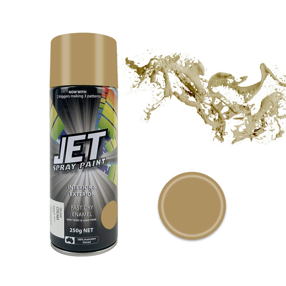 3PK 250g Spray Paint Can For Interior and Exterior 26 colours Fast Dry - Matt White