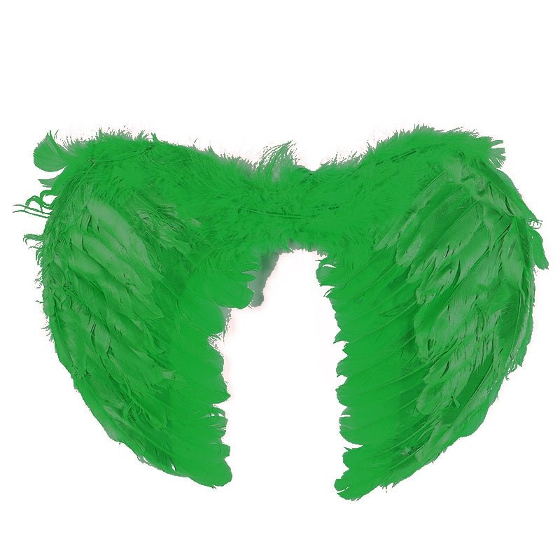 Large feather angel wings assorted colours - Hot pink