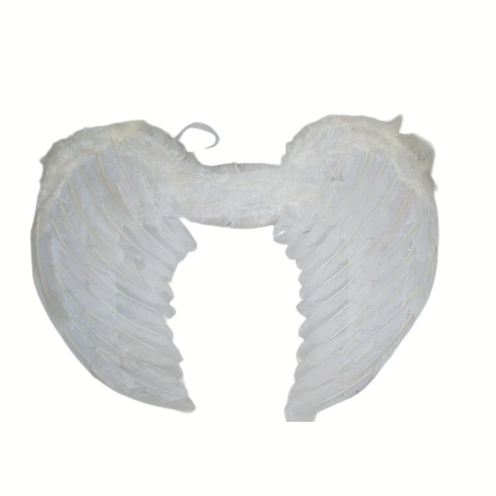 Large feather angel wings assorted colours - Hot pink