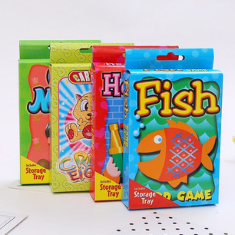 Crazy Eight Hearts Old Maid Fish Educational children card games - Crazy Eight