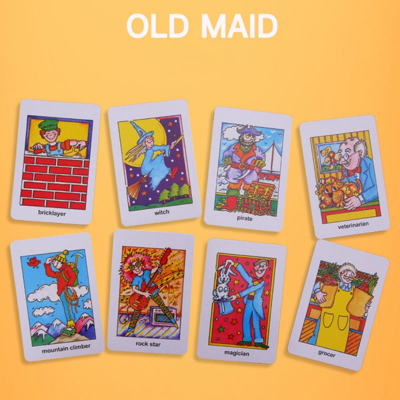 Crazy Eight Hearts Old Maid Fish Educational children card games - Crazy Eight
