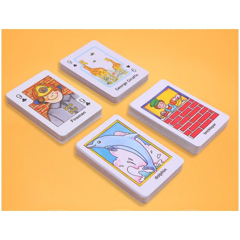 Crazy Eight Hearts Old Maid Fish Educational children card games - Hearts