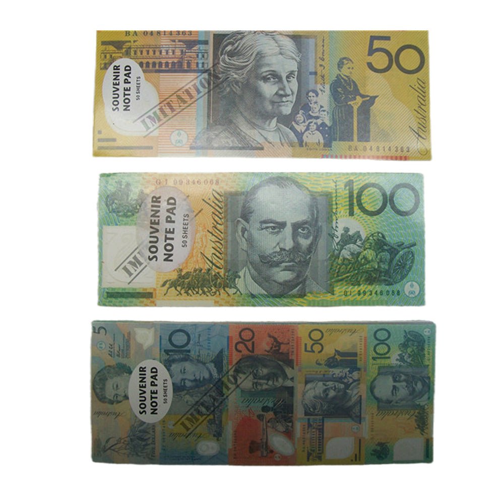 Aussie pad 3 assorted - $100