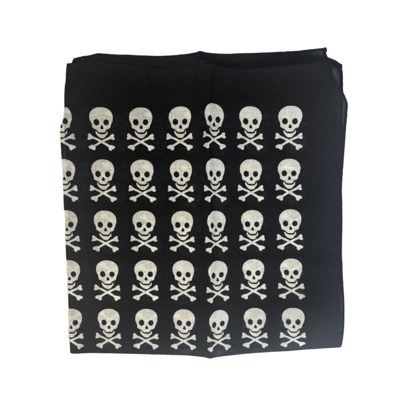 Pirate bandana with skulls