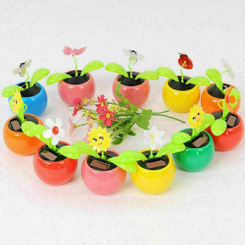 4 x flip flap solar toys