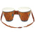 Inflatable Double Bongo Drums African Tropical Beach Party Fancy Dress Hawaiian Luau