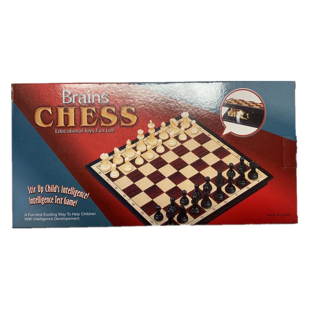 Chess game set with magnet box - Black and white