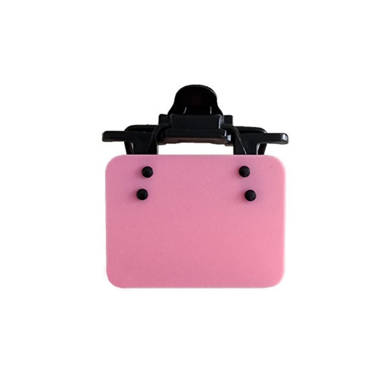 ISSF Flip-Up Eyeshield Sport Shooting Eye Shield Aim Blocker Targeting Sight Cover Blinding - Pink-Horizontal 4x3cm