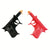 2 PCs of Diecast metal spud gun pack red + black - 2 Black