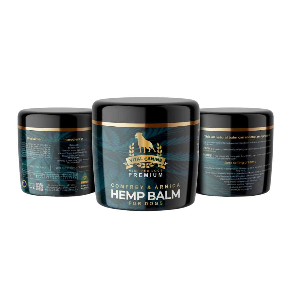 Vital Canine | Hemp, Comfrey &amp; Arnica Balm for Dogs 60ml