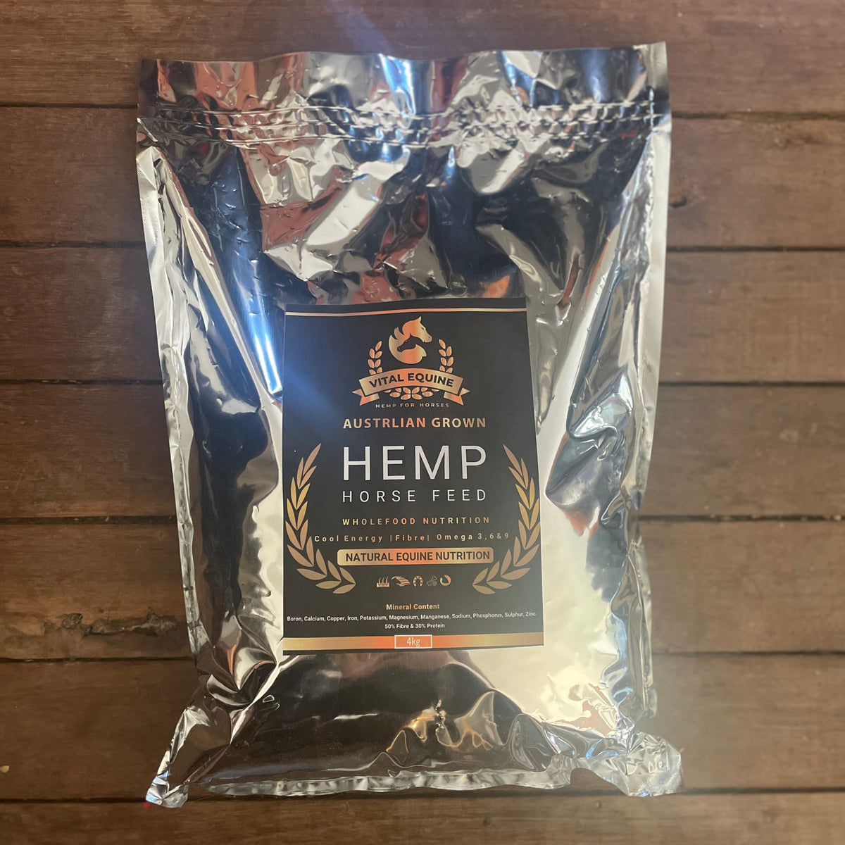 Vital Equine | Hemp Horse Feed Equine Fibre &amp; Protein Pellets - 4kg