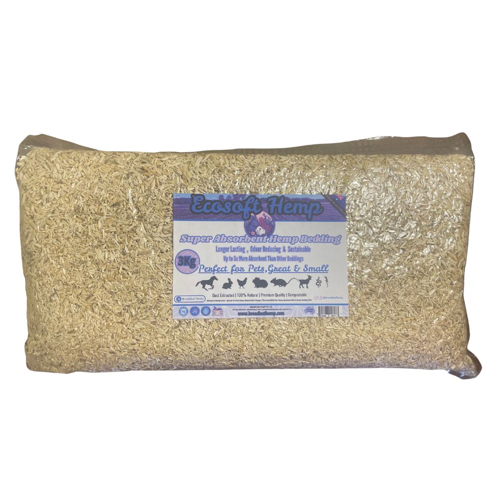 Ecosoft Hemp Bedding For Small Animal & Chickens 3kg | Vital Habitat
