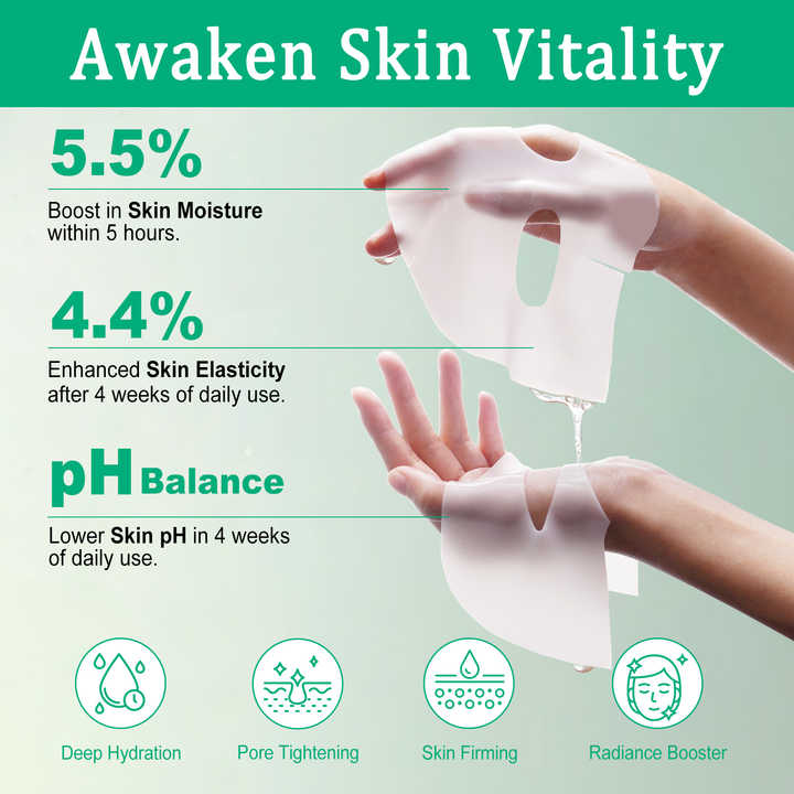 collagen Real Deep Facial Sheet Mask for Women Deep Moisturizing Overnight Sleeping