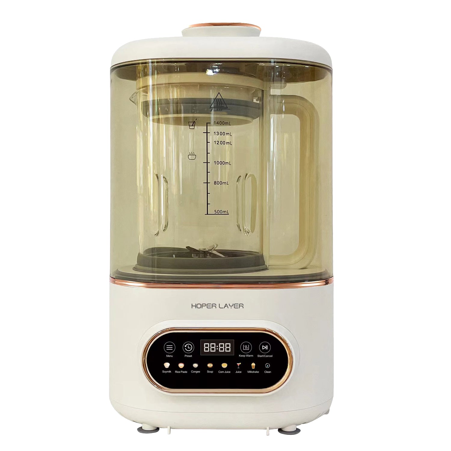 Hoper Layer 8in1 Quite Cooking Blender with Silent Shield 24H Preset Self-Cleaning AU Model