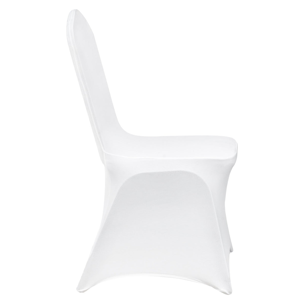 VEVOR Stretch Spandex Folding Chair Covers, Universal Fitted Chair Cover, Removable Washable Protective Slipcovers, for Wedding, Holiday, Banquet, Party, Celebration, Dining (100PCS White)