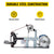 Vevor Belt Grinder Sander 2" x 82" Complete Chassis with 2HP Motor & VFD Combo