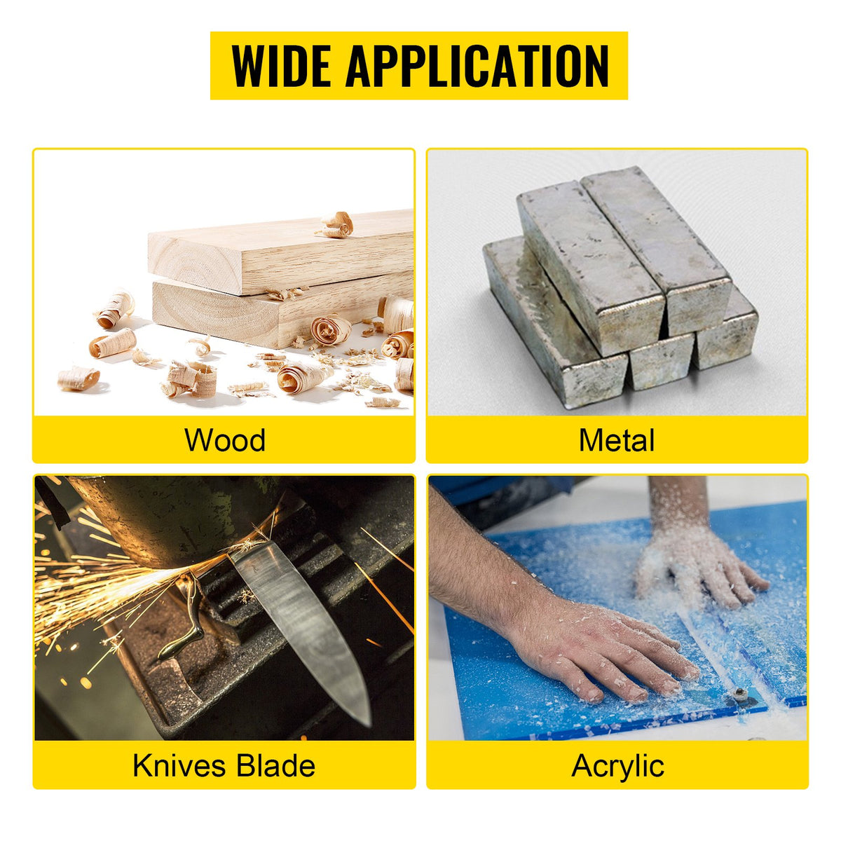 Vevor Belt Grinder Sander 2" x 82" Complete Chassis with 2HP Motor & VFD Combo