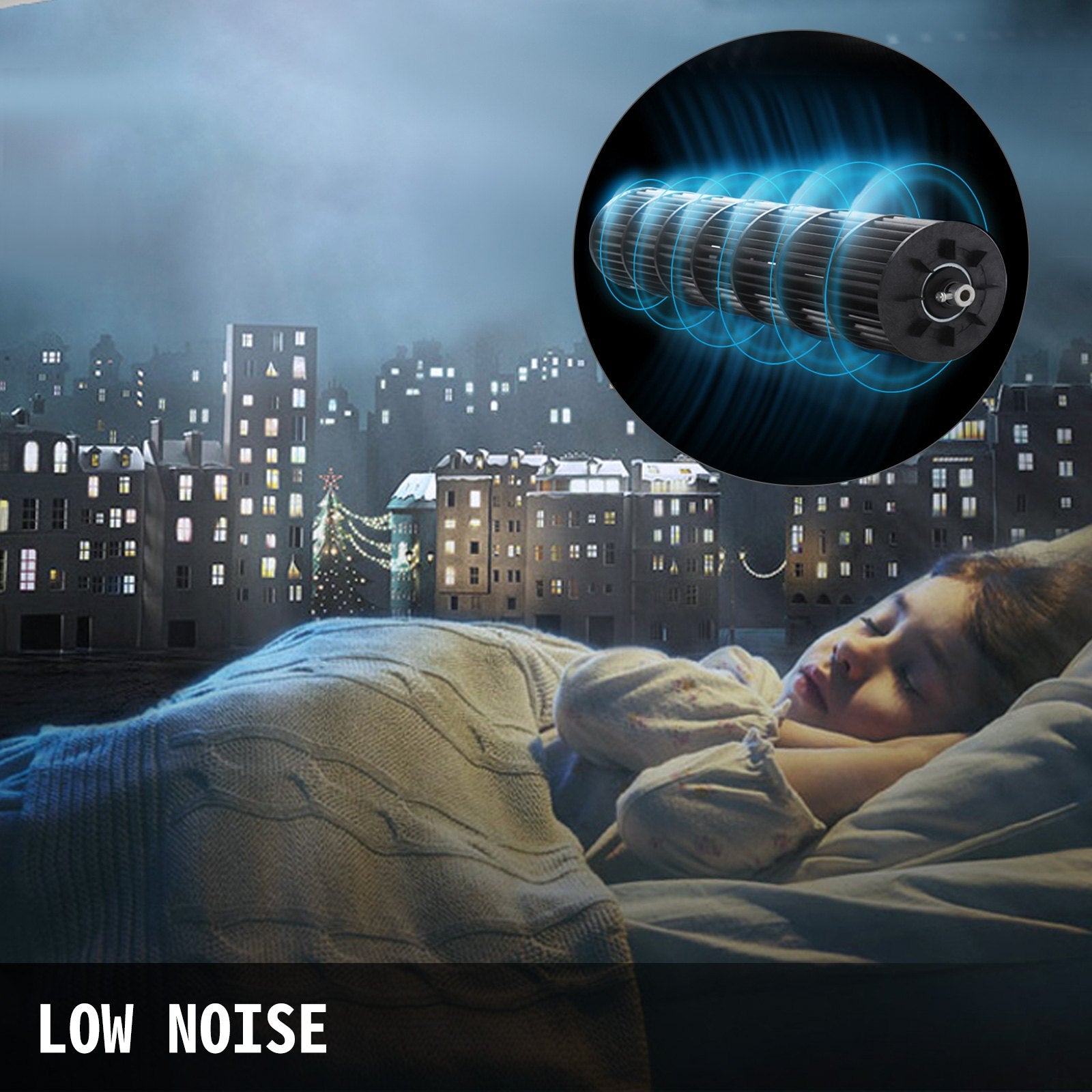 Vevor 900mm Overhead Door Electric Air Curtain w/Limit Switch 3 Speeds Commercial