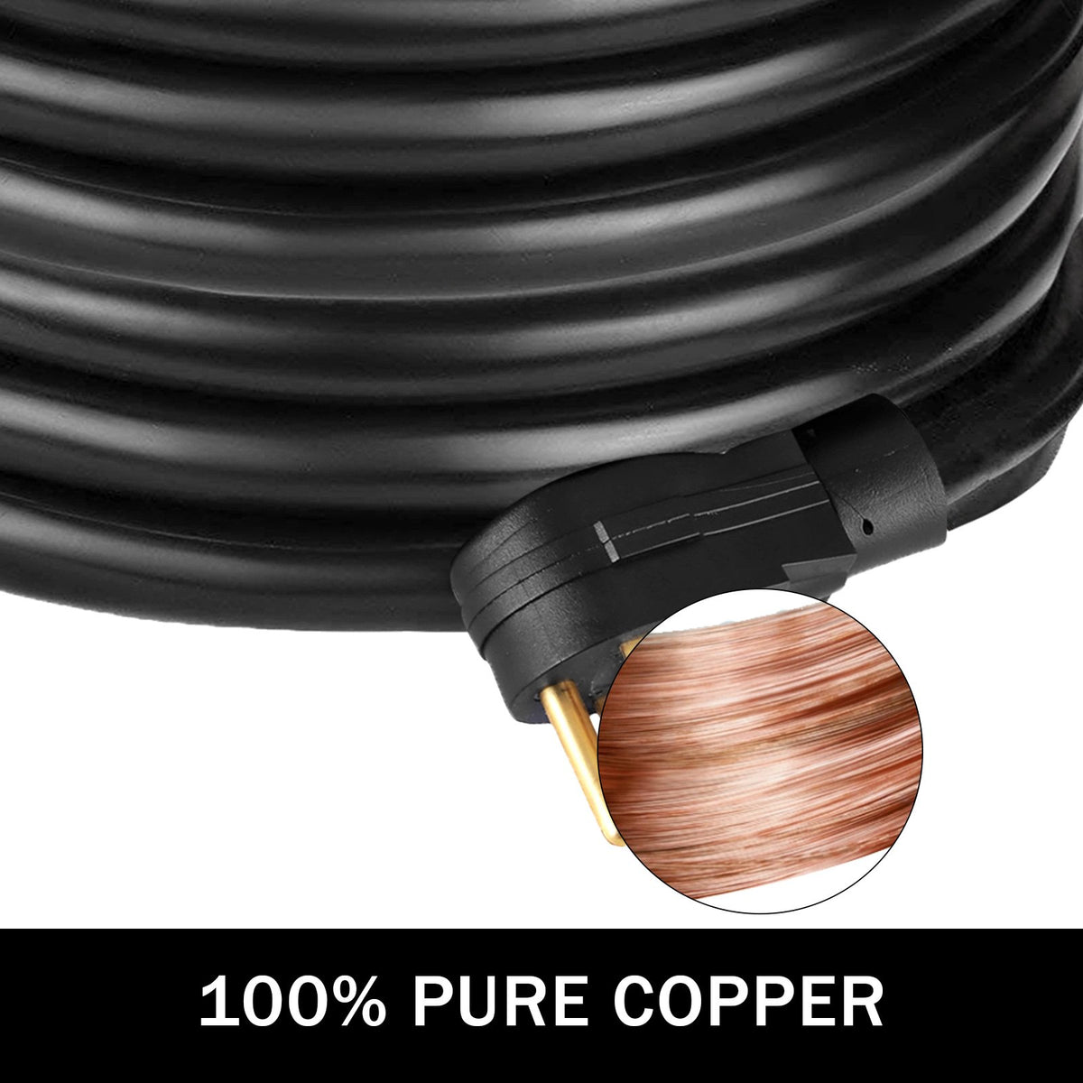 VEVOR 50Ft 50 Amp RV Power Cord Durable Heavy Duty RV Extension Cord Copper Wire RV Cord Power Supply Cable for Trailer Motorhome Camper