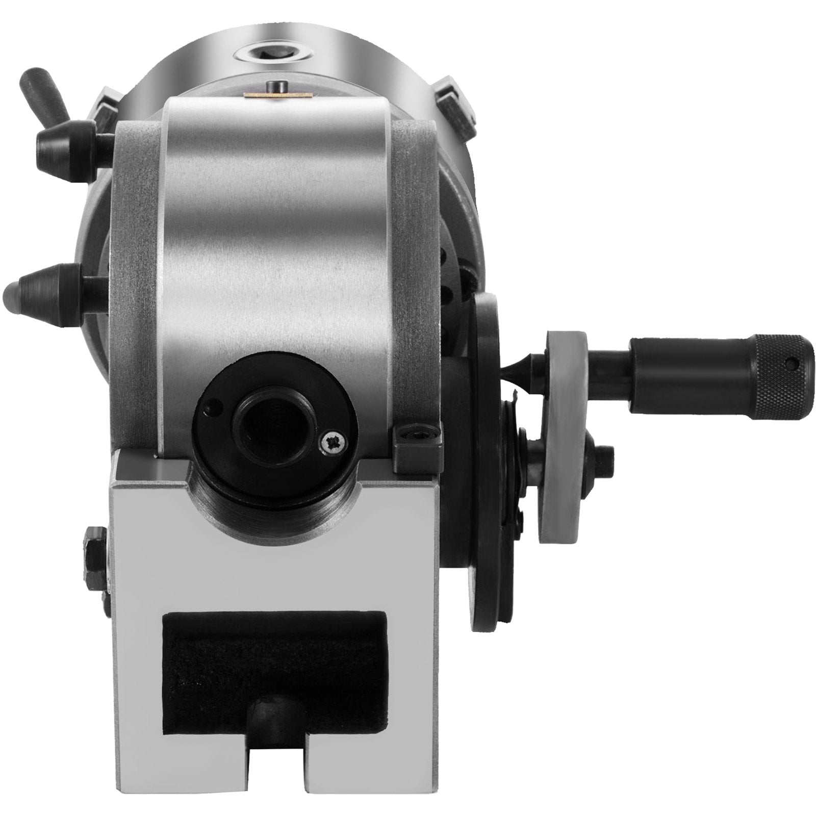 VEVOR BS-0 Dividing Head 5 Inch, Precision Dividing Head Set with 5" 3-jaw Chuck & Tailstock Dividing Plates for Milling Machine
