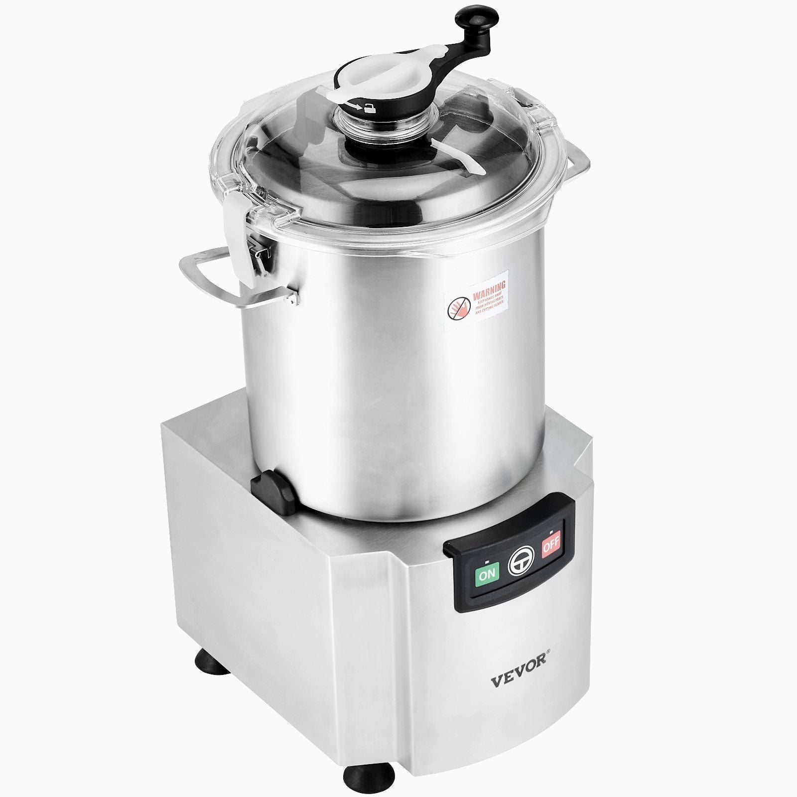 Food Processor & Vegetable Chopper, 18L Food-Grade Stainless Steel Food Processor Chopper with S-Curve Blade and Scraper, Ideal for Chopping Vegetables, Fruit, Grains, Nuts