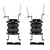 VEVOR Air Bag Suspension Kit, Air Springs Suspension Bag Kit Compatible with 2011-2019 Chevrolet Silverado 2500/3500HD and GMC Sierra 2500/3500HD 4WD RWD, 5000 lbs Loading, 5 to 100 PSI