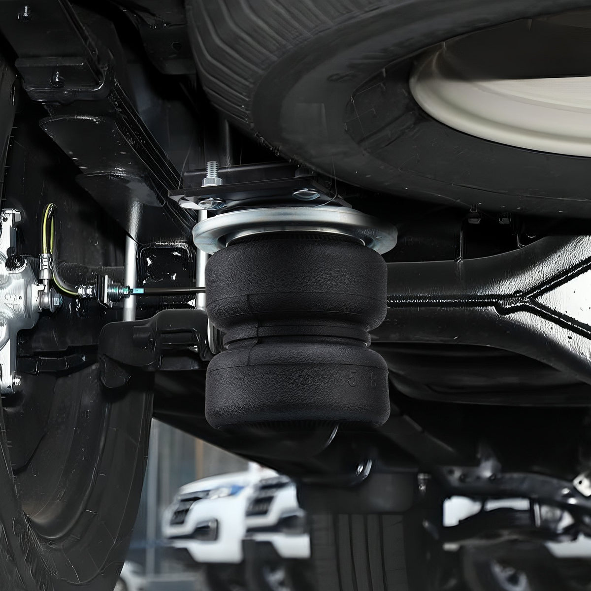 VEVOR Air Bag Suspension Kit, Air Springs Suspension Bag Kit Compatible with 2014-2023 Dodge Ram 2500 2WD 4WD, 5000 lbs Loading, 5 to 100 PSI