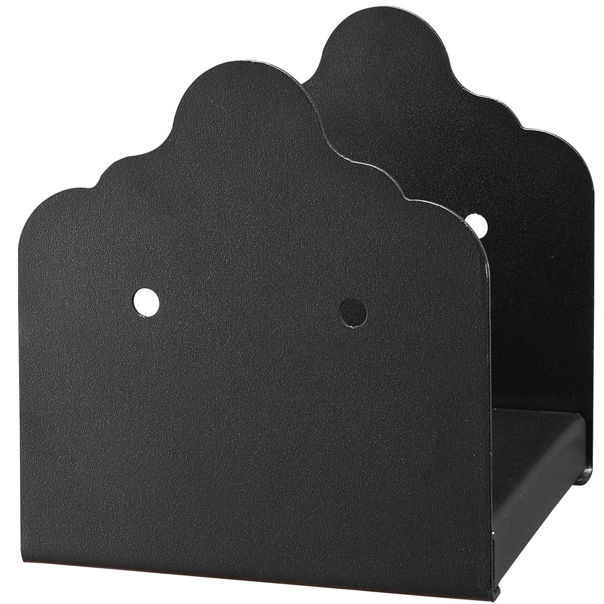 VEVOR 6x6 Post Base 2 Pcs, Inner Size 5.9x5.55 inch / 150x141 mm Post Brackets, Heavy Duty Carbon Steel Decking Posts, Wood Posts Brackets for Pavilion Deck Railing Support Deck Base Plate, Black