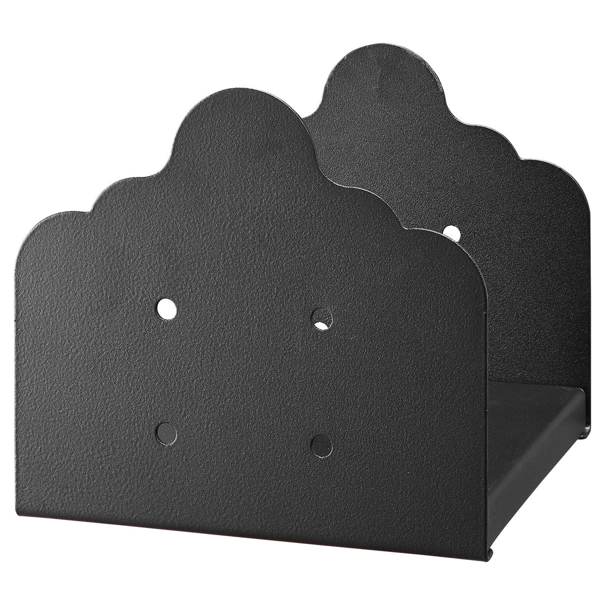 VEVOR 8x8 Post Base 2 Pcs, Inner Size 7.9x7.5 inch / 200x190 mm Post Brackets, Heavy Duty Carbon Steel Decking Posts, Wood Posts Brackets for Pavilion Deck Railing Support Deck Base Plate, Black