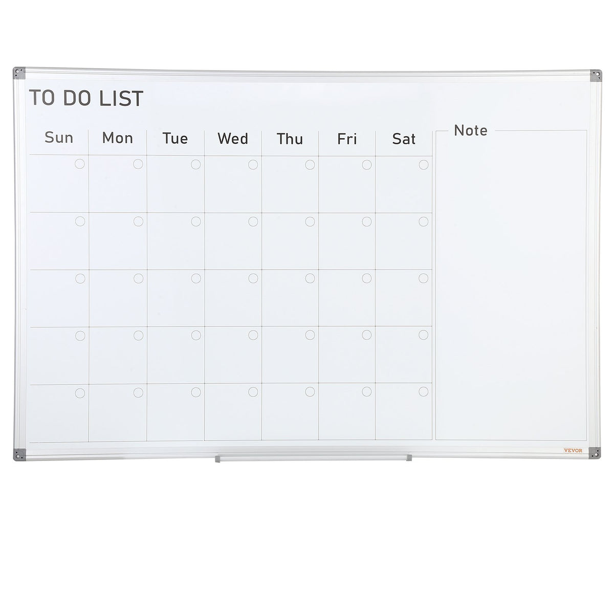VEVOR Magnetic Whiteboard Dry Erase Board 36" x 24" Wall Mounted for Office