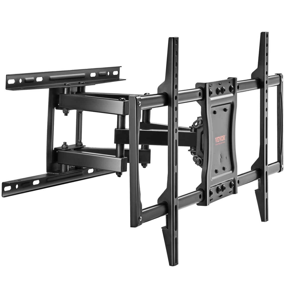 VEVOR Full Motion TV Mount Fits for Most 37-75 inch TVs, Swivel Tilt Horizontal Adjustment TV Wall Mount Bracket with 4 Articulating Arms, Max VESA 600x400mm, Holds up to 132 lbs